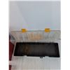 Image 8 : (2) Toolboxes, One Red Metal One Black Plastic