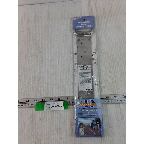 Miller Double D Permanent Roof Anchor Personal Fall Protection