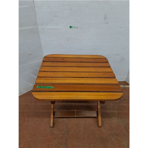 *Wooden Folding Table No Shipping