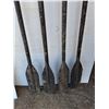 Image 2 : **(4) Rubber Oars No Shipping
