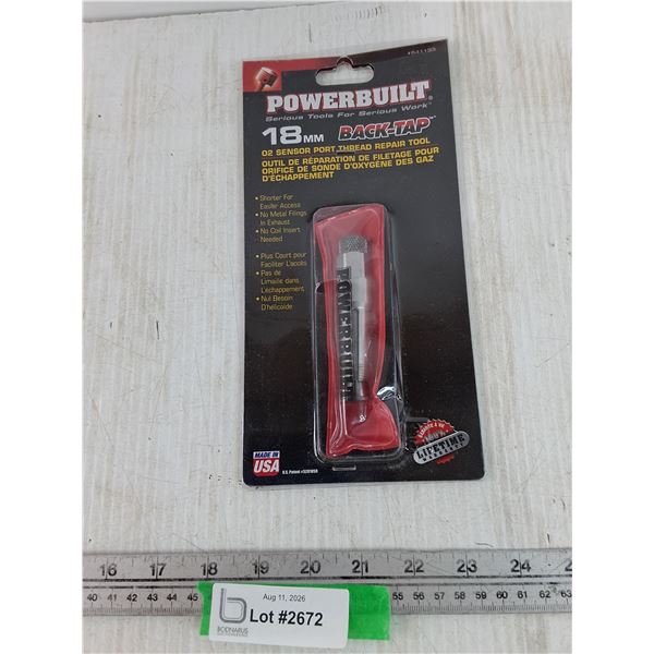 Powerbuilt 18mm Back- Tap Sealed