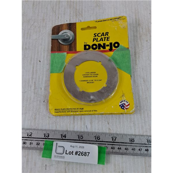 (2) Don-Jo Scar Plates Sealed