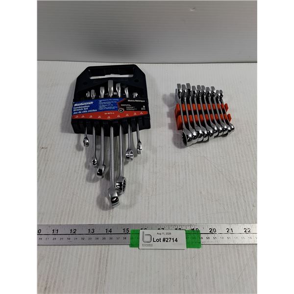 Mastercraft Combination Wrench Set & Other Wrench Set