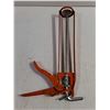 Image 3 : Powerfist 9" Vise Clamps, Caulking Gun, Estwing Fiberglass Handle Hammer