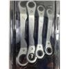 Image 2 : (2) Mastercraft Offset Ratcheting Box-End Wrench Set (New in Box )