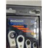 Image 3 : (2) Mastercraft Offset Ratcheting Box-End Wrench Set (New in Box )
