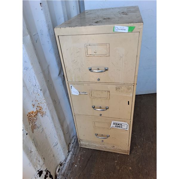 ***Metal Filing Cabinet 28" x 18" x 42"- Can't Ship