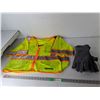 Image 1 : Glove Liners & Reflective Work Vest- Both Approx. 2XL