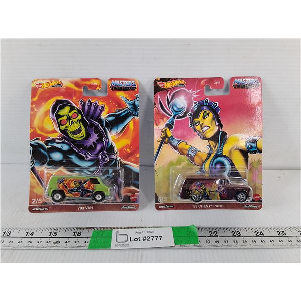 Hot Wheels Masters of The Universe Model Vans- NIB