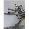 Image 2 : Assorted Faucet Braided Tubes, Many With 1/2 IPS, 3/8. Compression,  16" Long