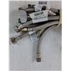 Image 5 : Assorted Faucet Braided Tubes, Many With 1/2 IPS, 3/8. Compression,  16" Long