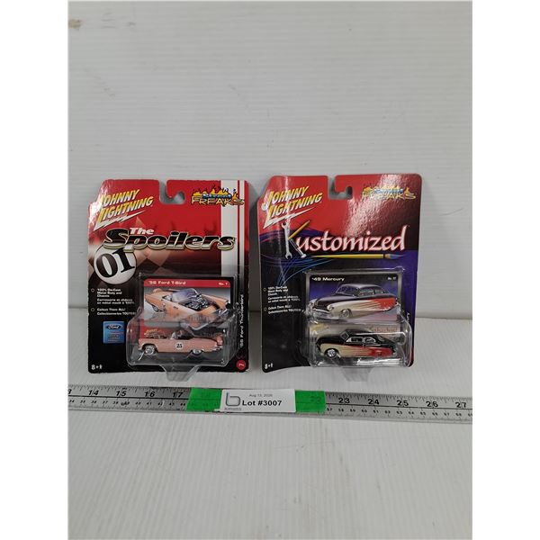 (2) Vintage Style Johnny Lightning Street Freaks Model Cars- Sealed