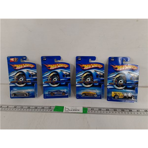(4) Hot Wheels Vintage Style Model Cars- Sealed