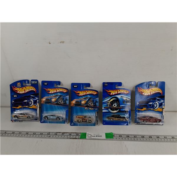 (5) Hot Wheels Sealed Model Cars