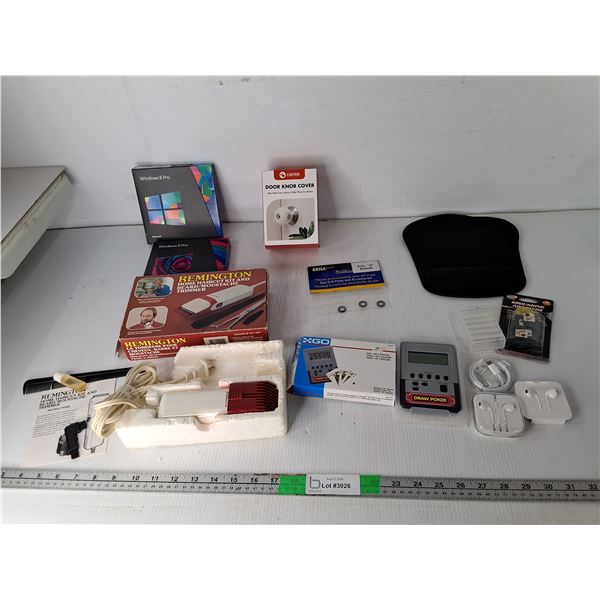Apple Earbuds- Cannot Authenticate, Remington Trimmer- Powers On, Handheld Poker Game, Misc.