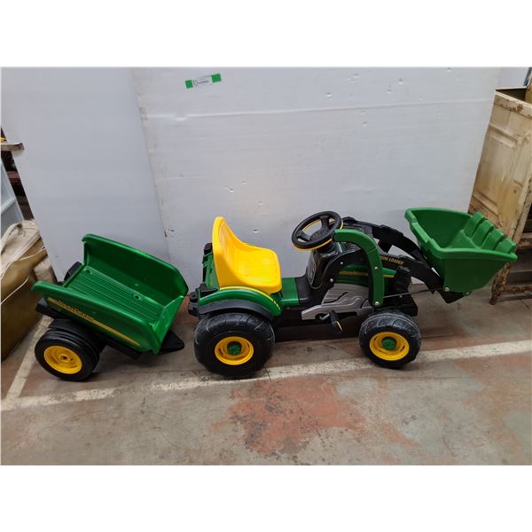**John Deere Mini Loader Bike with Wagon, Cannot Ship