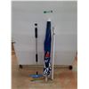 Image 1 : Labatt's Blue Table Umbrella & Simoniz Water Broom- Can't Ship