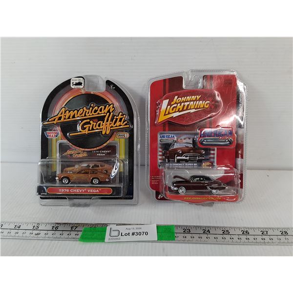 1950 Oldsmobile Super 88 & 1976 Chevy Vega Model Cars, Sealed