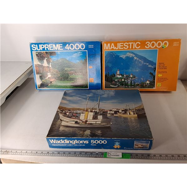 (3) Nature Puzzles 3000-5000 Pieces