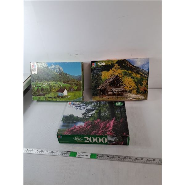 (3) Nature Puzzles 2000/2500 Pieces