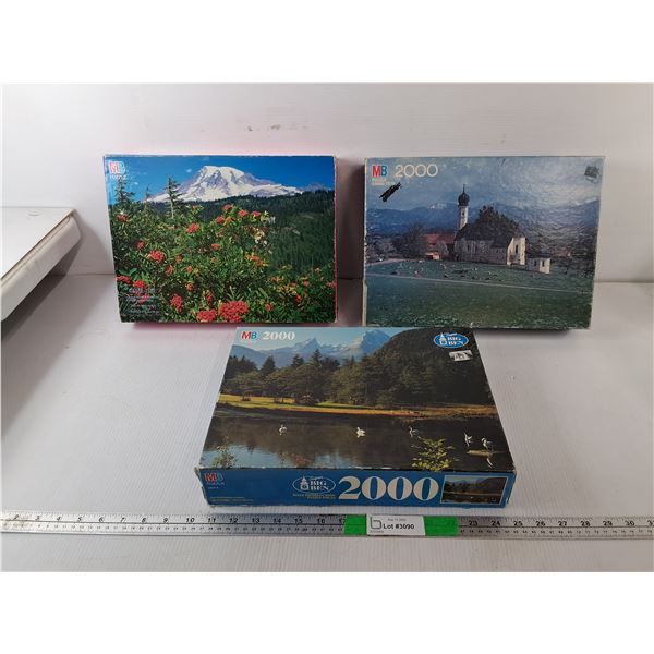 (3) Nature Puzzles 2000 Pieces