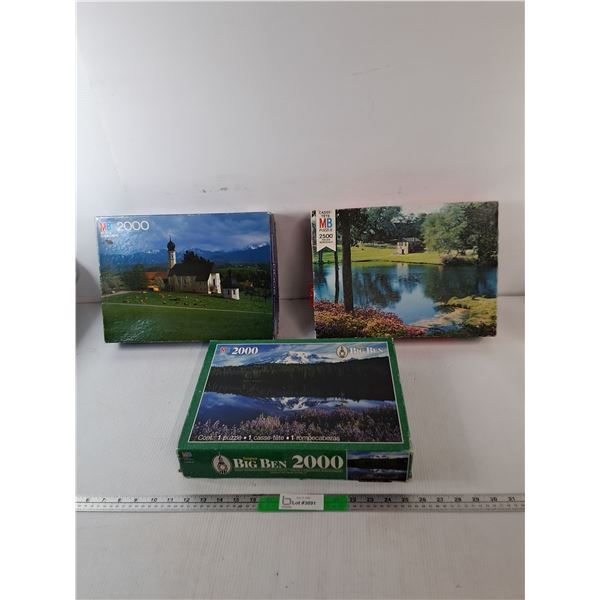 (3) Nature Puzzles 2000/2500 Pieces
