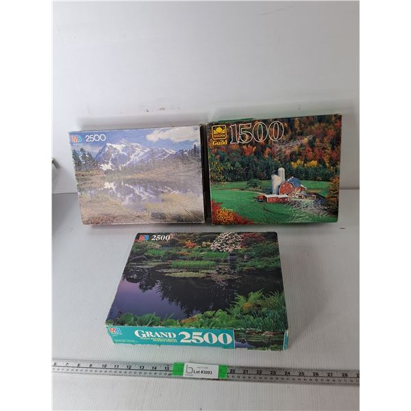 (3) Puzzles 1500/2500 Pieces