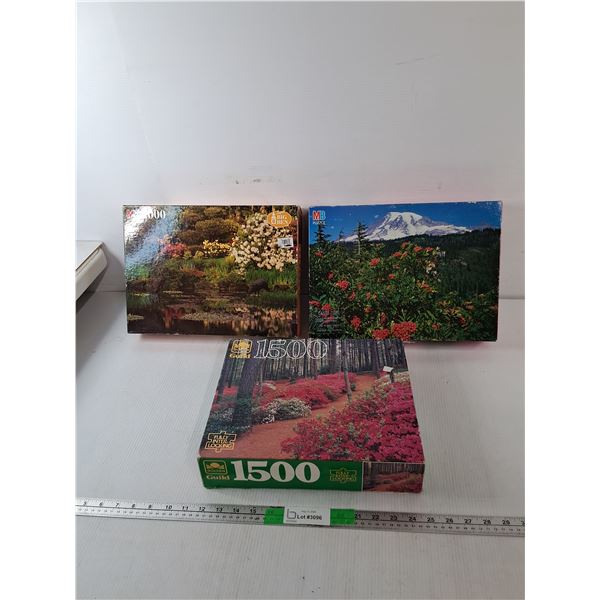 (3) Nature Puzzles 1500/2000 Pieces