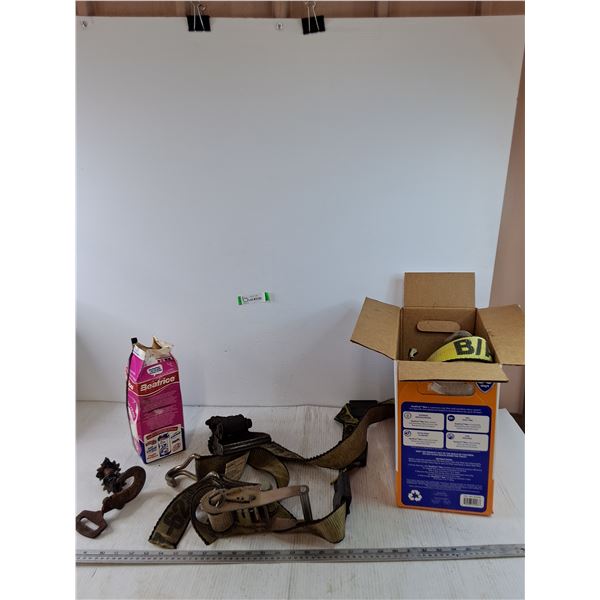 Rigging Straps, Hooks, Ratchets, All As-Is
