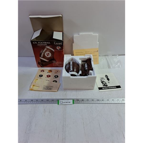 Cateo CFL Football Telephone w/ Box