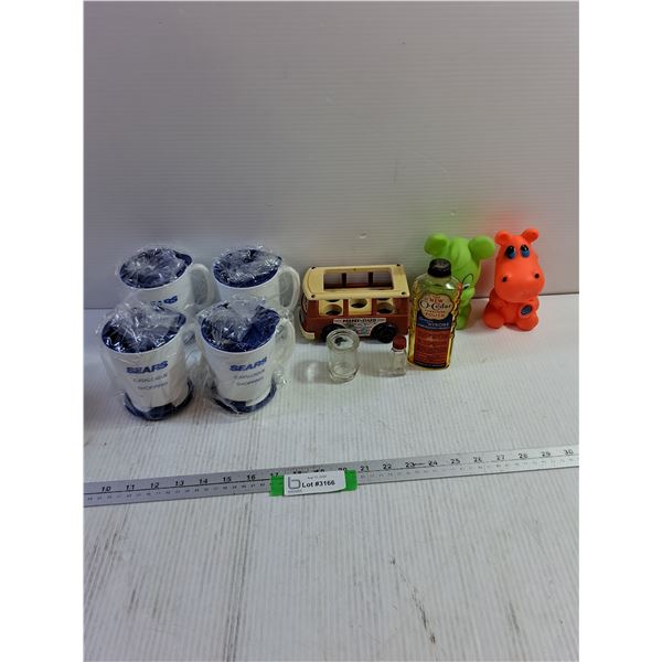 SEARS Catalogue Shopping Plastic Mugs, Furniture Polish, & Kids Toys