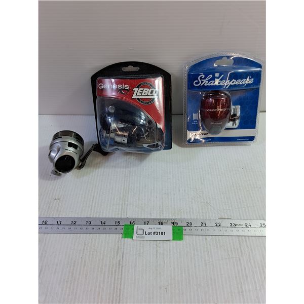 NIB Shakespeare Spincast Reel & Zebco Spinning Reel, Zebco Spincast Reel
