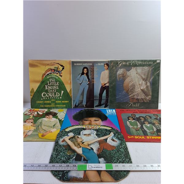 (7) Vinyls, Walt Disney, Marcy Sings Sunday School, Lulu Roman Smith