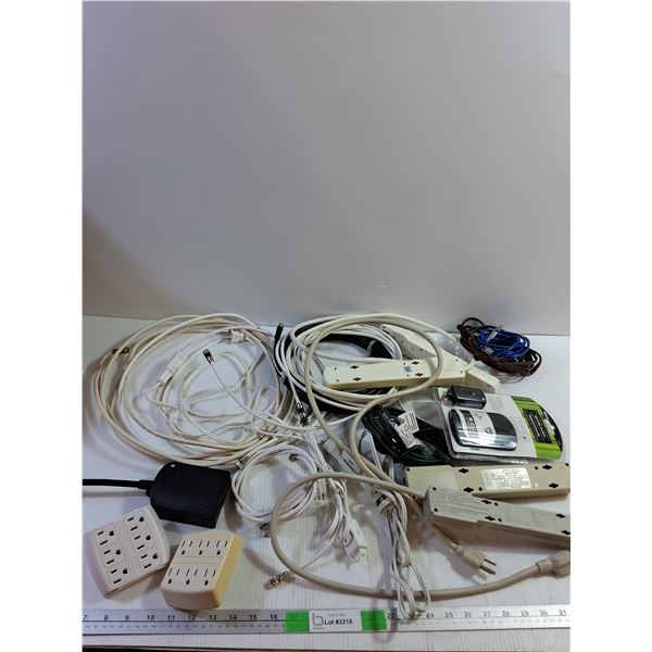 Various Electric Wires and Extension Cords Untested As Is