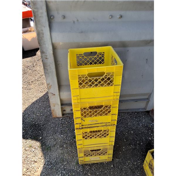 **(4) Milk Crates - Cannot Ship