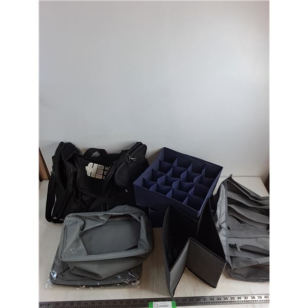 Humboldt Electric Duffle Bag, Clothing Organizer Trays