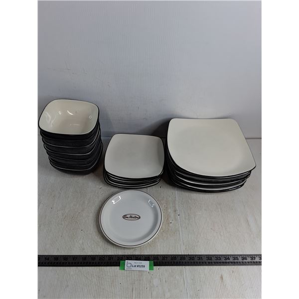 Corelle "Hearthstone" Stoneware Dinnerware Set, Tim Horton's Plate
