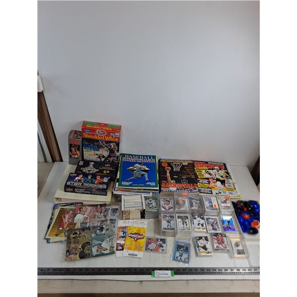 Massive Collection of Mostly NHL Collectibles - Cannot Authenticate, Storage Bin