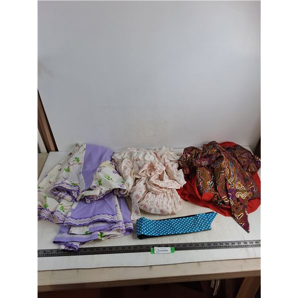 (3) Square Dance Dresses - Size 14/16, Extra Belt
