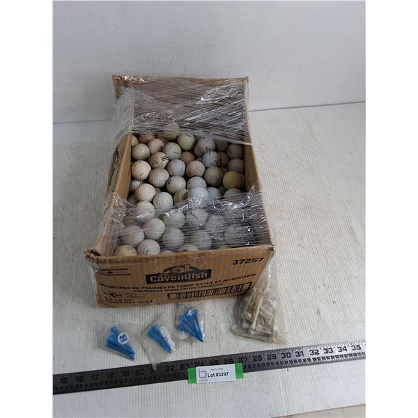 Bulk Quantity of Used Golf Balls & Tees