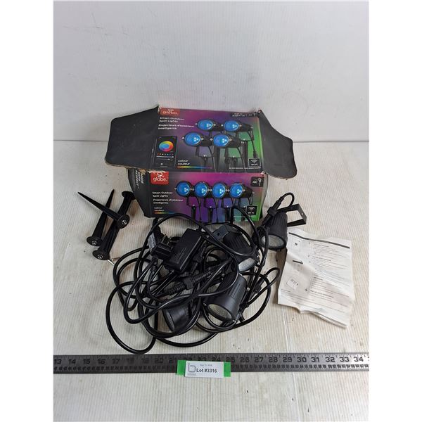 Globe Smart Outdoor Spot Lights - Tested