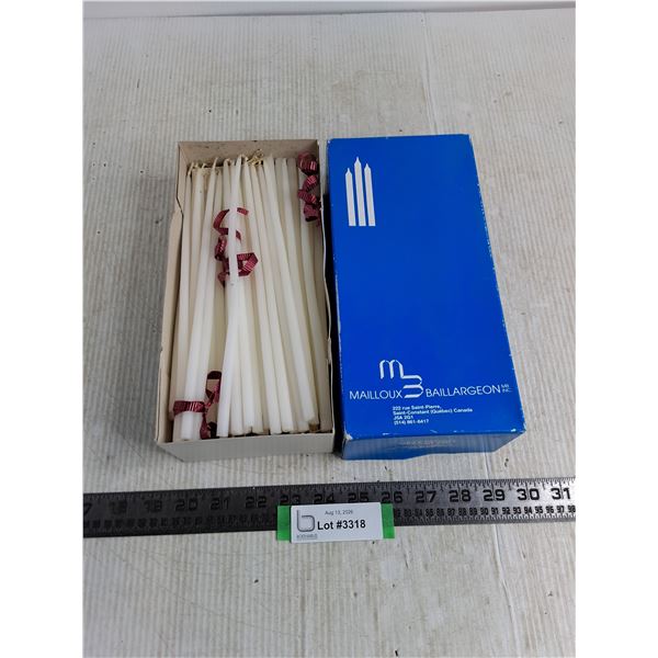 Mailloux Box of Ceremonial 9.5" Candles