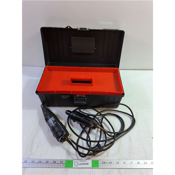 (2) Rotary Tools One Powers On, One As Is, Toolbox