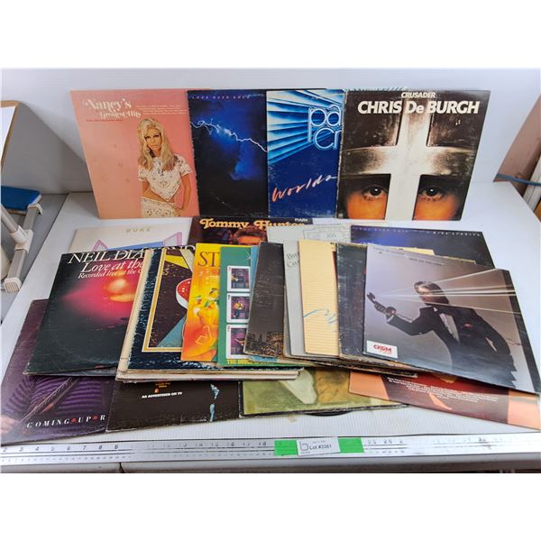 Assorted Vinyl Records - Chris De Burgh, Nancy's Greatest Hits, Neil Diamond, Misc