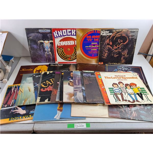 Assorted Vinyl Records - The Lovin' Spoonful, The Gunter Kallmann, Chris de Burgh, Misc