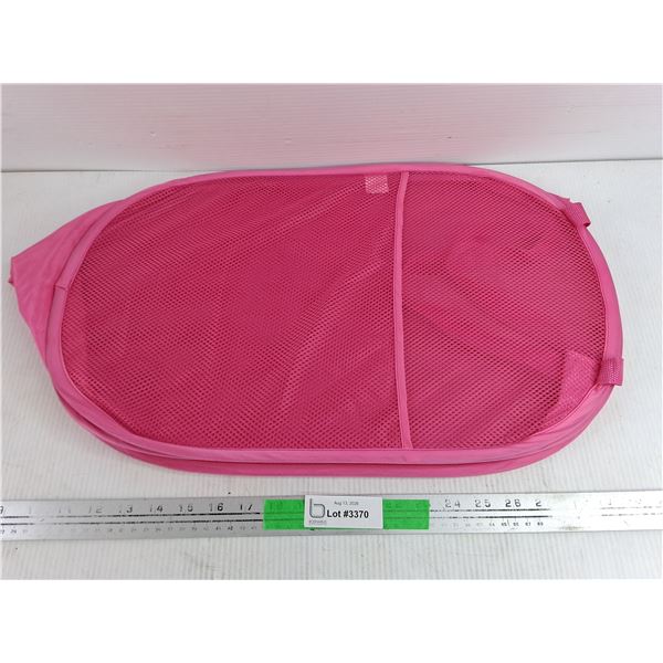 Pink Foldable Stretchable Laundry Hamper