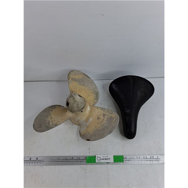 Engine Boat Propeller, Bicycle Seat