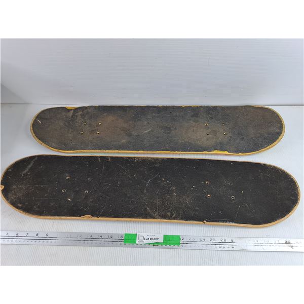 (2) Skateboard Decks - PICKUP ONLY