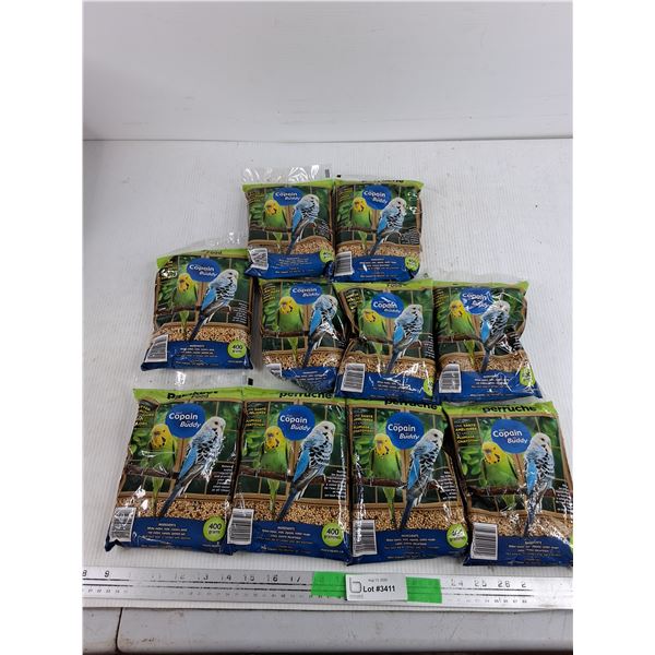 (10) 400 Grams Parakeet Bird Food - Sealed