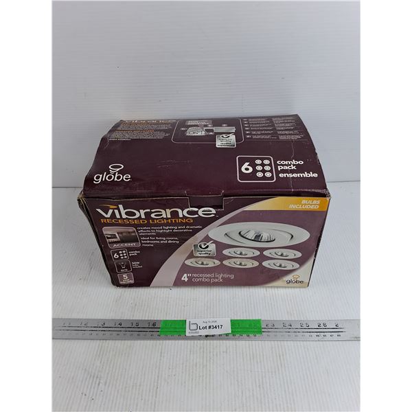 4" Recessed Lightning Combo Pack - New